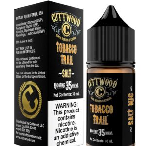 CuttWood Premium Salt Likit Tobacco Traıl - Görsel 1