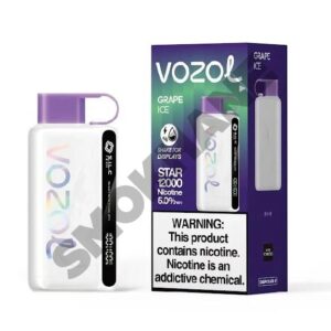 Vozol Star 12000 Grape Ice - Görsel 1