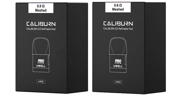 Uwell Caliburn G3 Kartuş, Uwell CaliburnG3 Kartuş, Uwell Caliburn G3 Yedek Kartuş, Uwell Calıburn G3 Yedek Kartuş Çeşitleri
