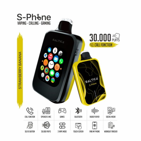 Saltica 30000 Strawberry Banana Disposable Vape Bar