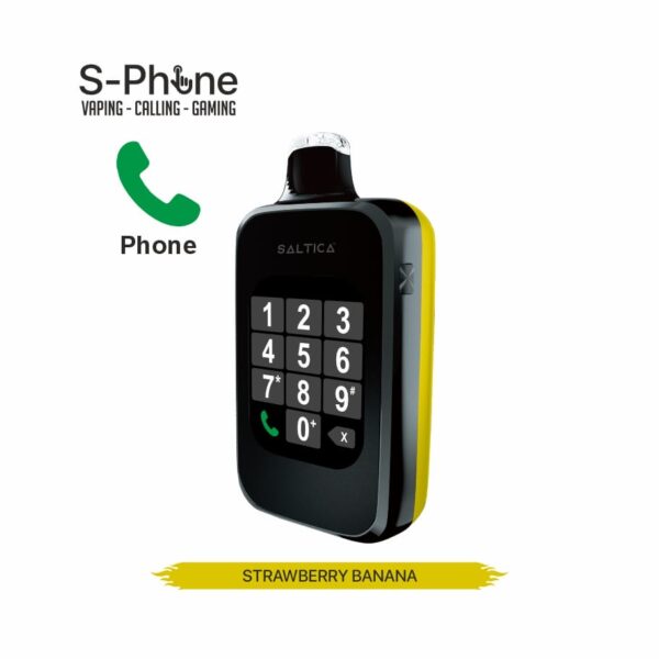 Saltica S-Phone 30.000 Strawberry Banana Disposable Vape Bar